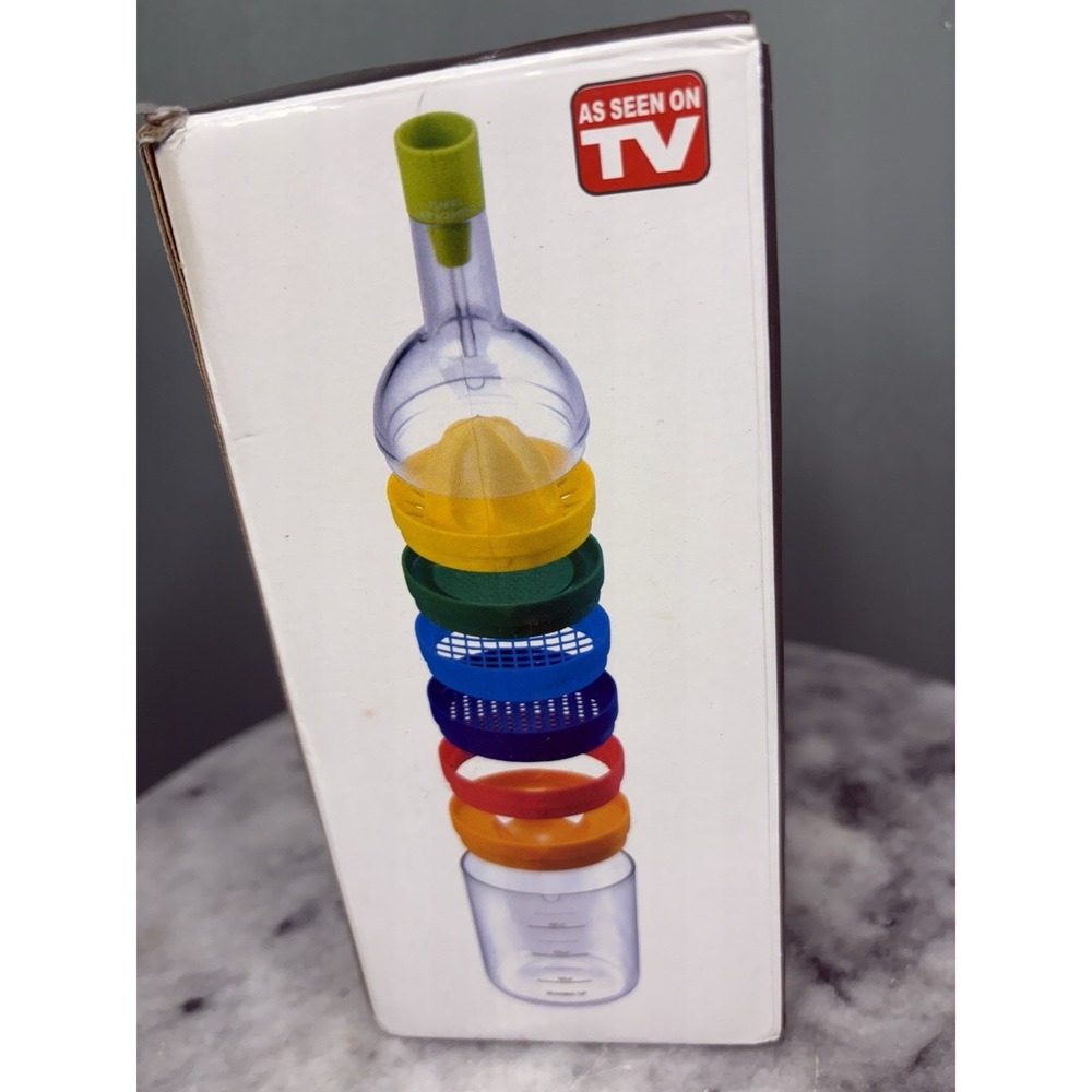 bin Multi-Function Kitchen Tool Set Plastic Multicolor Bottle Design